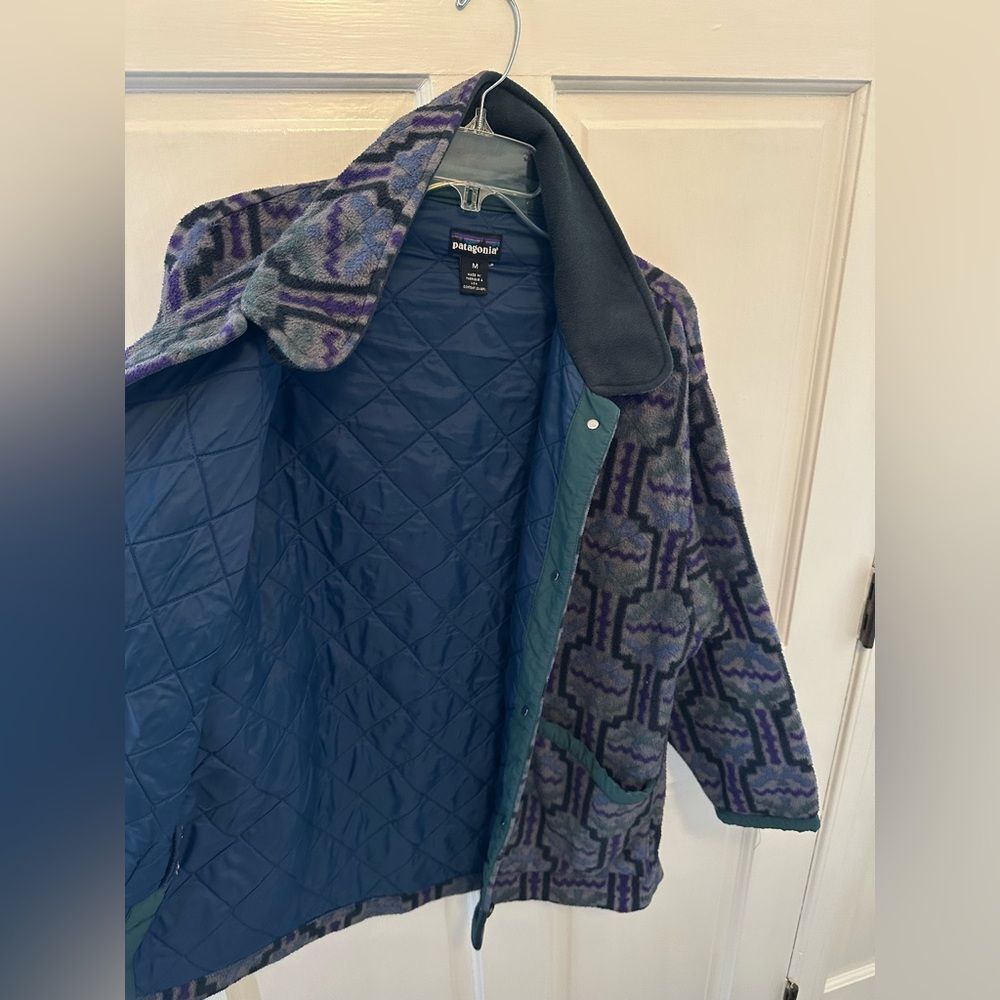 Patagonia Vintage 1993 Synchilla Tehuelche Chore Coat Rare Medium - Picture 5 of 5